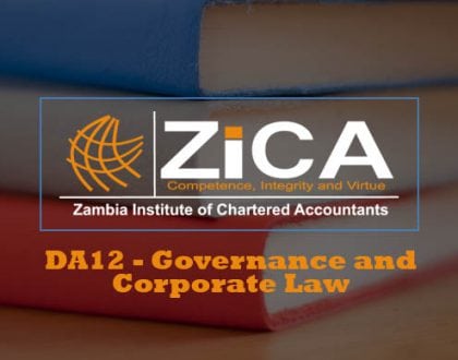 DA12-Governance and Corporate Law