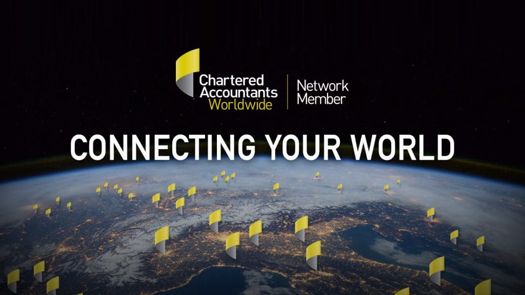 CONNECTING YOUR WORLD: CHARTERED ACCOUNTANT WORLDWIDE (CAW) LOGO LAUNCH