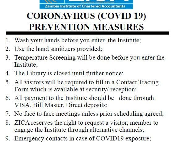 CRISIS MANAGEMENT – CORONA VIRUS (COVID19)