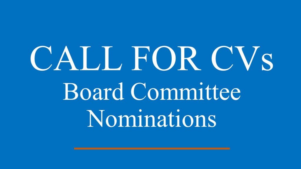 GENERAL CALL FOR CVS FOR POSSIBLE NOMINATION TO BOARDS AND COMMITTEES