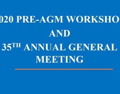 THE 2020 PRE-AGM WORKSHOP AND ANNUAL GENERAL MEETING