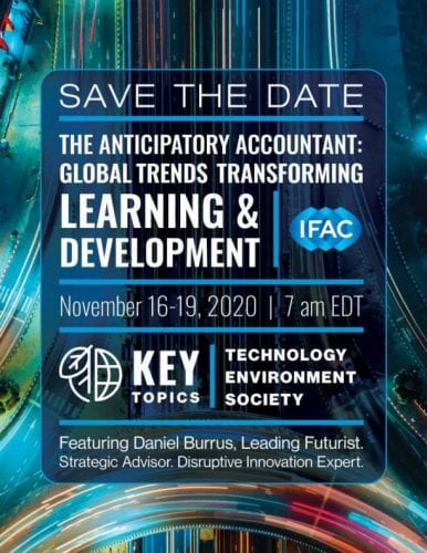 Upcoming IFAC Virtual Global Summit: The Anticipatory Accountant