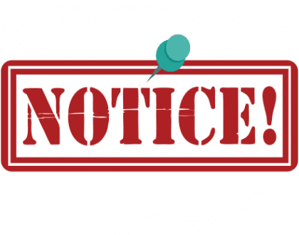 NOTICE: TAX RATES FOR THE MARCH 2021 EXAMINATIONS