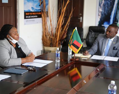 ZICA PAYS A COURTESY CALL ON THE MINISTER OF TOURISM AND ARTS