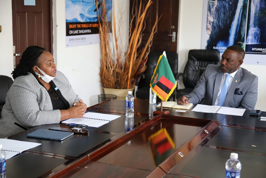 ZICA PAYS A COURTESY CALL ON THE MINISTER OF TOURISM AND ARTS