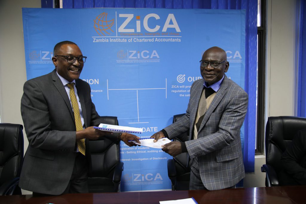 ZICA/ZCAS MoU Signing Ceremony