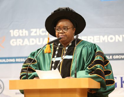 ZICA PRESIDENT'S SPEECH AT TH 16TH GRADUATION CEREMONY