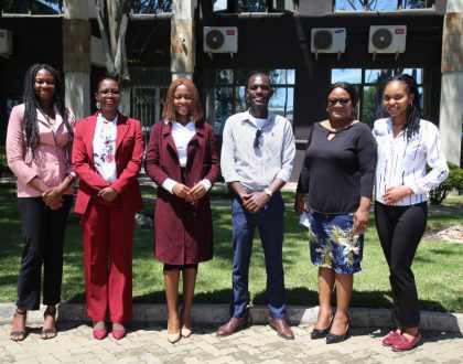 ZiCA-UNZA Students' Chapter Executive visit ZICA