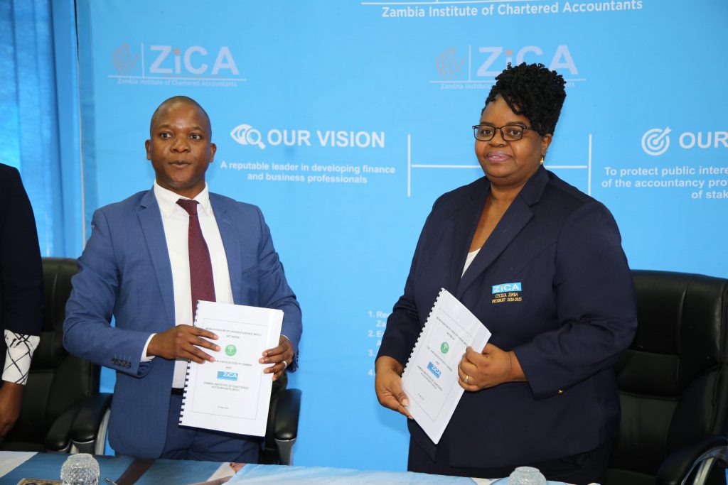 ZICA – LAZ SIGN MoU TO ENHANCE LONG LASTING RELATIONSHIP IN CAPACITY BUILDING AND PROFESSIONAL DEVELOPMENT