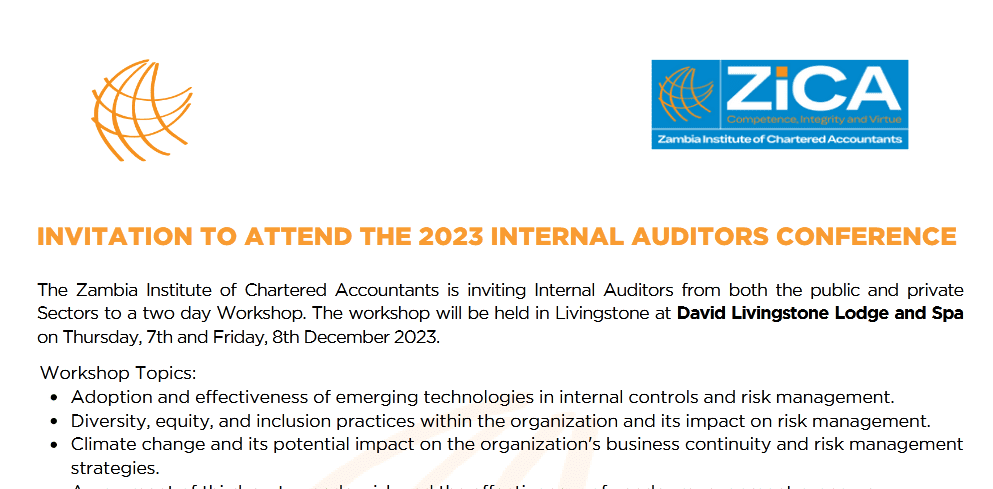 Upcoming Event - 2023 Internal Auditors Conference