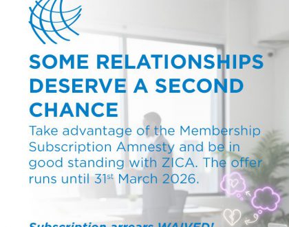 GREAT NEWS FOR INACTIVE ZICA MEMBERS!