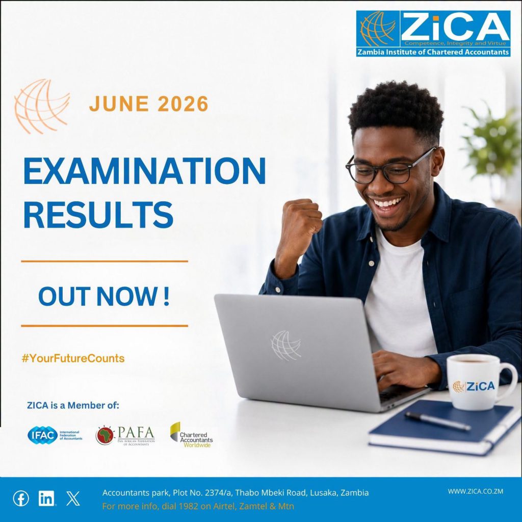 STATEMENT ISSUED BY THE ZICA CHIEF EXECUTIVE OFFICER, MR. ANTHONY BWEMBYA ON THE RELEASE OF THE JUNE 2025 ZICA EXAMINATIONS RESULTS